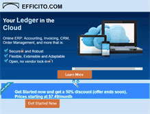 Tablet Screenshot of efficito.com